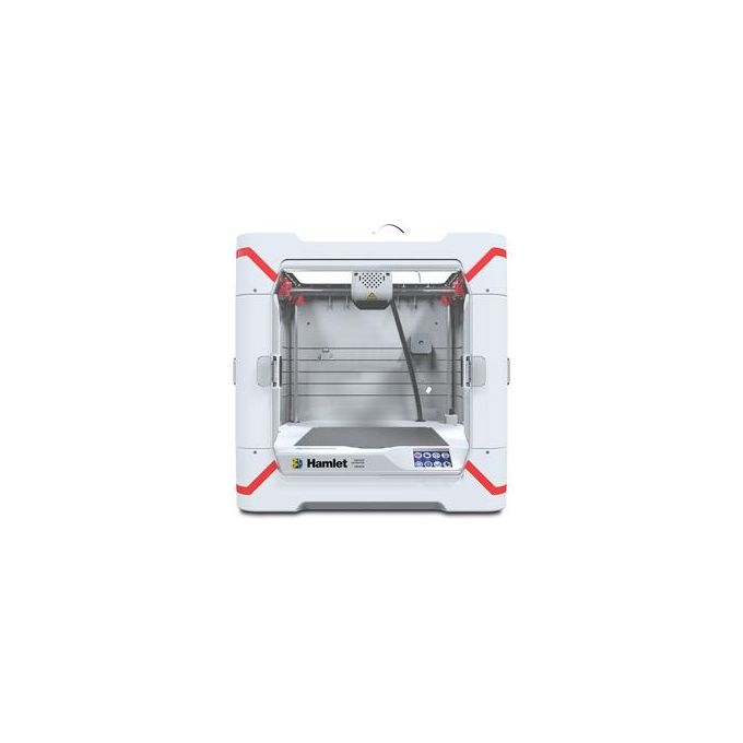 Hamlet HP3DX200E Stampante 3D Fused Deposition Modeling (FDM) PLA ABS PETG 210x210x180 mm colore Rosso
