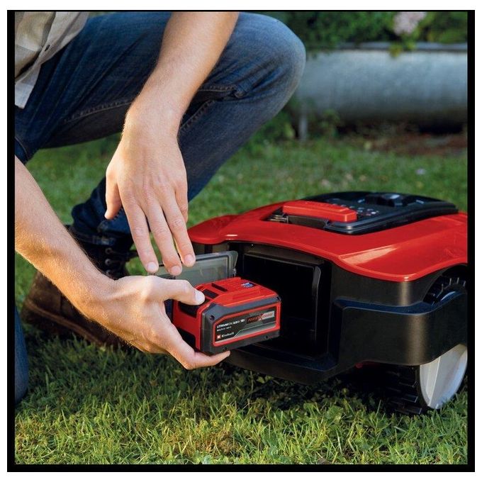 Einhell 3413944 FREELEXO Robot tosaerba 18 V Power X-Change fino a 450 m² Bluetooth App Multizona senza batteria colore Rosso