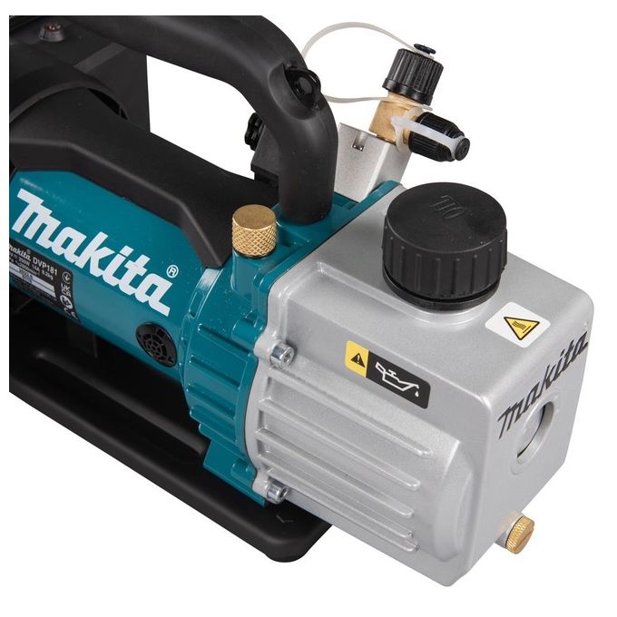 Makita DVP181ZK Pompa per vuoto a batteria 18V 2x18V 113 l-min 3 Pa serbatoio 300 ml colore Nero