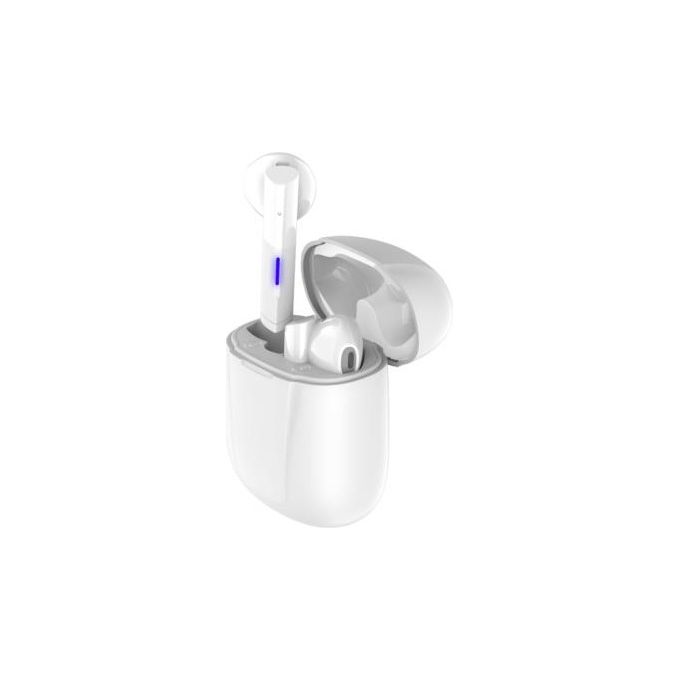 Meliconi Mysound Dart Pods Auricolari True Wireless Bluetooth 5.3 Bianche con LED