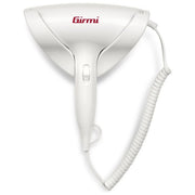 Girmi PH03 Asciugacapelli da parete 1800 W 2 velocita' 2 temperature Getto aria fredda colore Bianco