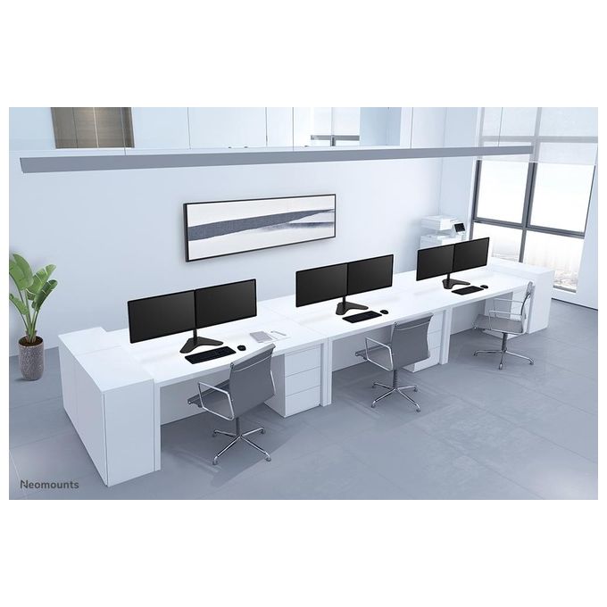 NewStar FPMA-D550DDBLACK Supporto per 2 display LCD nero dimensione schermo: 10-32