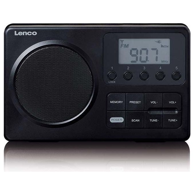 Lenco MPR-035BK Radio Portatile Nero