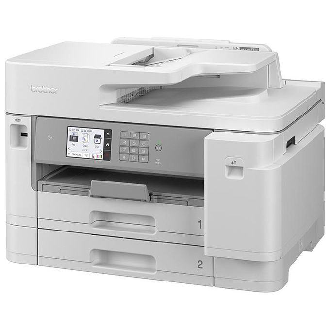 Brother MFCJ5955DW Multifunzione Inkjet A colori 4 in 1 Stampa A3 Fronte Retro 30 ppm 2x250 Fogli ADF 50 Wi-Fi LAN NFC colore Bianco