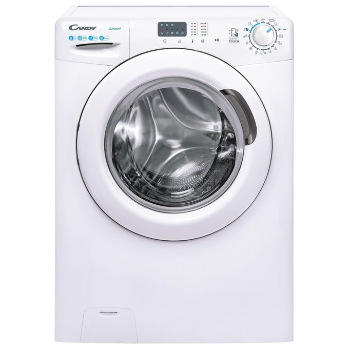 Candy CS4 1061DE-1-S Lavatrice Slim Carica Frontale Smart Check up Smart Touch NFC Classe energetica D (A+++) Capacita' di carico 6 Kg Centrifuga 1000 giri  Motore AC