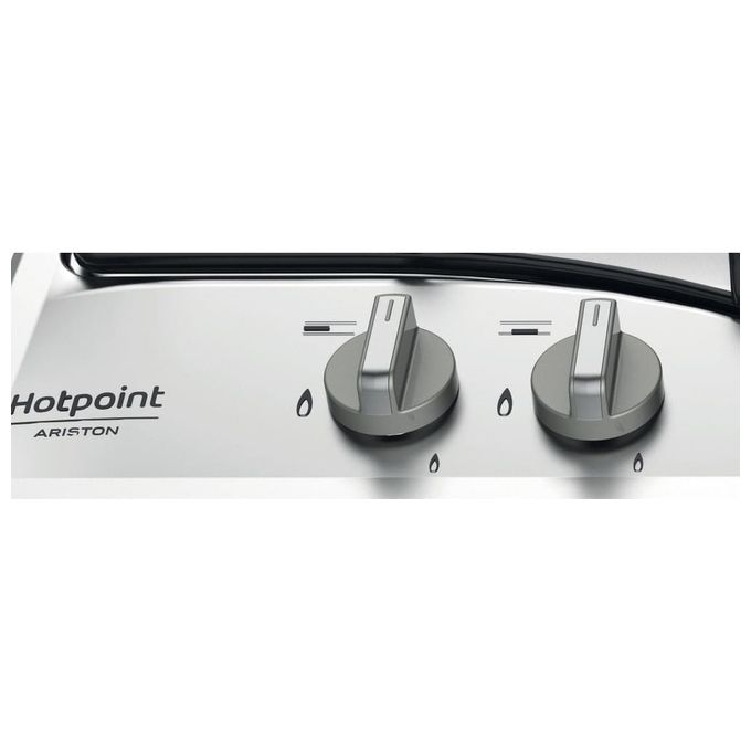 Hotpoint PCN642IXHAR Piano cottura Gas 60 cm 4 fuochi Accensione elettronica Sicurezza elettromagnetica colore Acciaio Inox