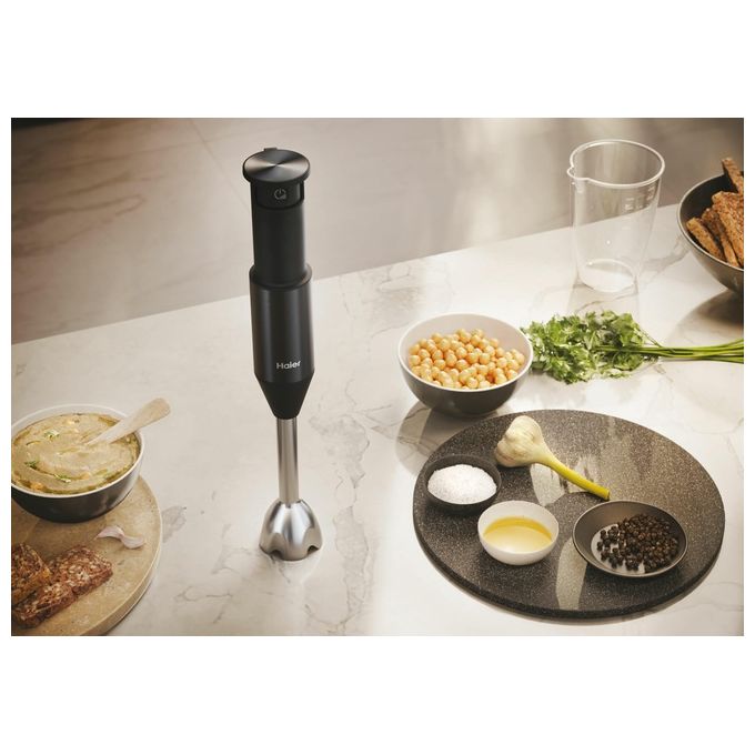 Haier 38800002 I-Master Series 5 Frullatore ad immersione 1000 W 3 lame in acciaio inox 100 velocita' colore Nero
