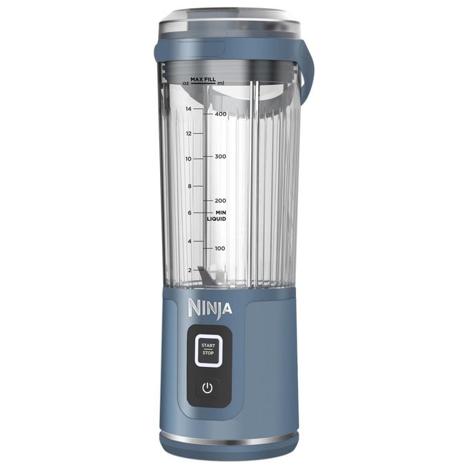 Ninja BC151EUNV Blast Frullatore Portatile Senza Fili 530 ml USB-C Trita Ghiaccio colore Blu Denim