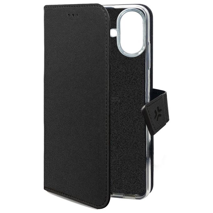 Celly Wally Case per iPhone 16 Plus Nero