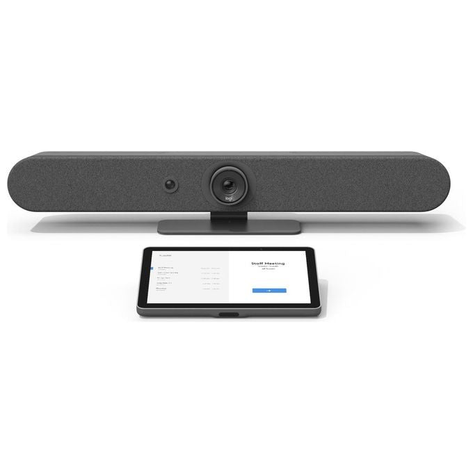 Logitech 991-000388 Rally Bar Mini sistema di conferenza 4K UHD 10.1'' touch screen Wi-Fi Ethernet 6 microfoni colore Grafite