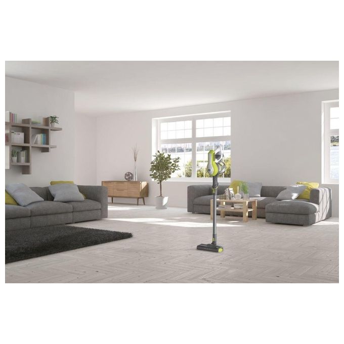 Hoover HF110H HF1 Aspirapolvere Senza Filo Ciclonico Senza Sacchetto 0.9 L 170W autonomia 30 min colore Grigio Lime
