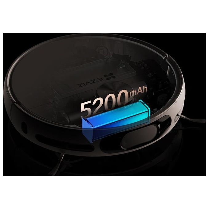 EZVIZ CS-RS20-PRO-PGA2 RS20 PRO Robot aspirapolvere Lavapavimenti connesso LiDAR 7200 Pa Wi-Fi autonomia 220 min colore Bianco