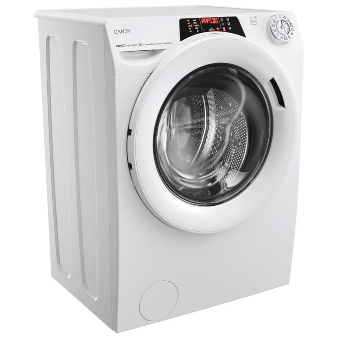 Candy RapidÓ ECO, Lavatrice 9kg, 1400 giri, Classe A, Bianco, RO 496DWM7-1-S