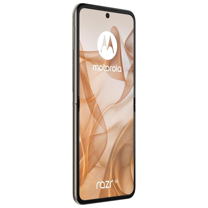 Motorola, Razr 50, Smartphone Pieghevole, 256 GB, 8 GB RAM, 6.9'', Doppia SIM, 5G, Sabbia