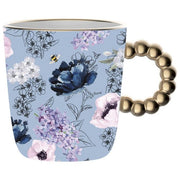 Bialetti Mug Bridgerton Modello BRID002 in Ceramica di Alta Qualita' per Caffe' e Te' dallo Stile Unico e Raffinato