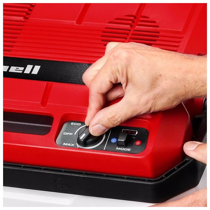 Einhell 2048420 TE-COL 18-27 Li-Solo Frigo Portatile 27 L Alimentazione 12 V 230 V e Batteria 18 V colore Nero Rosso Bianco