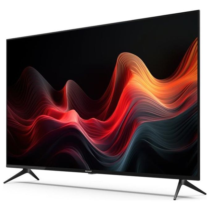 Sharp 55GL4060E Televisore Smart TV LED 55'' UHD 4K Google TV con Dolby Vision Dolby Atmos 4 HDMI 2 USB colore Nero