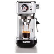 Ariete 1381 Metal Slim Macchina da caffe' Manuale 1,1 L 15 bar 1300 W Manometro Cappuccino colore Bianco