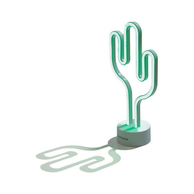 Muitomas Lampada Neon da Muro Cactus