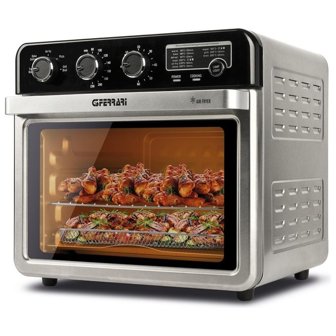 G3 Ferrari G1022100 Friggitrice ad aria 32 L 2000 W 5 Programmi 6 Resistenze 230°C Display Timer colore Nero