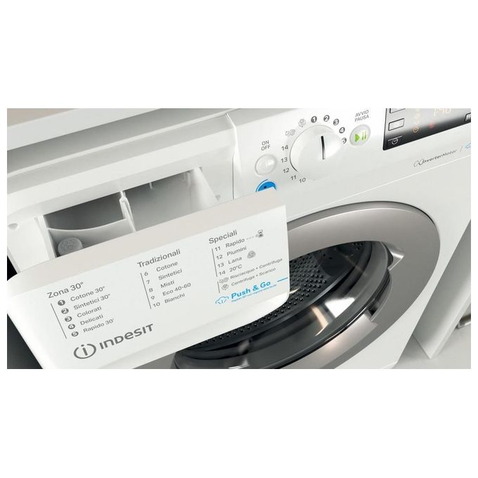 Indesit Innex BWSE 7125X SV IT Lavatrice carica frontale Slim 7 Kg 1200 giri Classe B Bianco