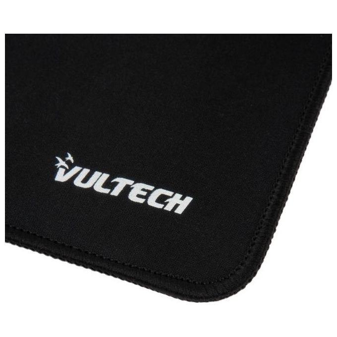 VulTech Mouse Pad Nero Taglia M 280x195x3mm Idrorepellente
