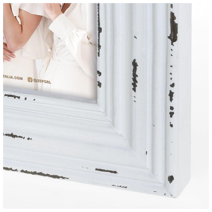 ZEP Orly Bianco Cornice Portafoto 20x30cm in Legno