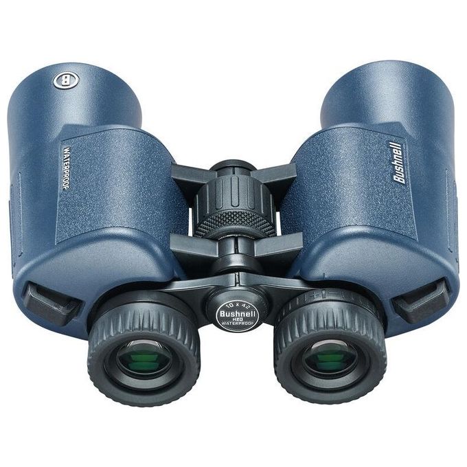 Bushnell 134212R H2O 2 Binocolo 12x42 BaK-4 Porro Impermeabile Fino a 1 m con Rivestimento Multistrato Completo colore Blu