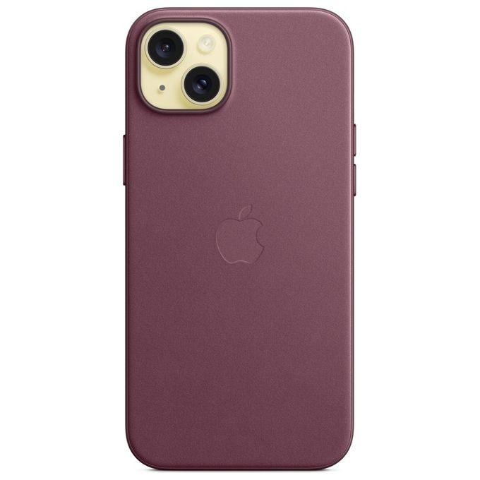 Apple MT4A3ZM-A Custodia MagSafe in tessuto FineWoven per iPhone 15 Plus colore Gelso