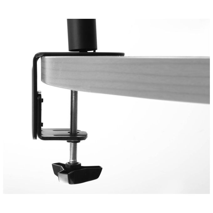 Link Braccio Supporto da Tavolo con Morsa a Due Snodi per Monitor 13-32'' Fino a 8Kg