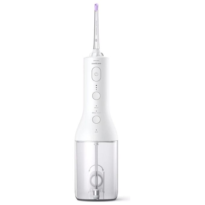 Philips HX3826-31 Sonicare Power Flosser 3000 Irrigatore Orale Cordless Quad Stream 2 modalita' 3 intensita' 250 ml autonomia 14 giorni colore Bianco
