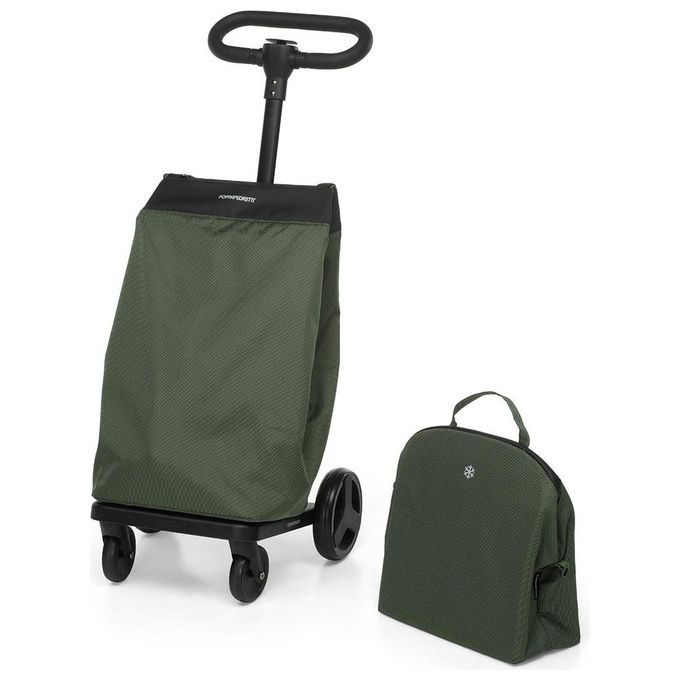 Foppapedretti Carrello per la Spesa Go Go con Borsa Termica Aggiuntiva