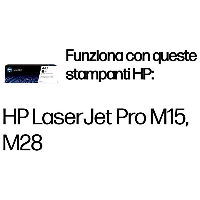 HP, Toner Originale, Nero, LaserJet 44A, CF244A, Standard