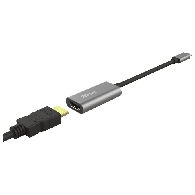 Trust Dalyx Adattatore Grafico Usb Grigio
