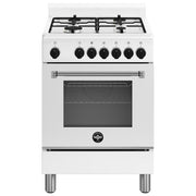 Bertazzoni La Germania AMN664EBV-24 Americana Cucina 4 fuochi a gas forno elettrico 56 L Classe A (60x60x92 cm) colore Bianco