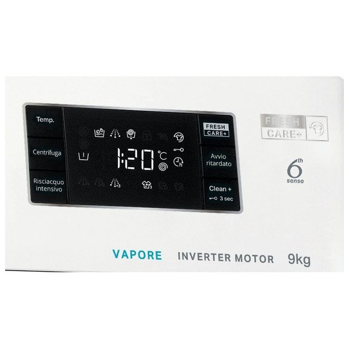 Whirlpool FFB9479BVIT 6° Senso Lavatrice Carica Frontale 9 Kg 1400 rpm Classe A FreshCare+ Vapore (85x59.5x63 cm) colore Bianco