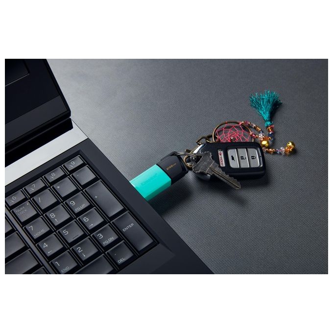 Kingston Flash Drive Usb3.2 256Gb Exodiam Nero-Verde