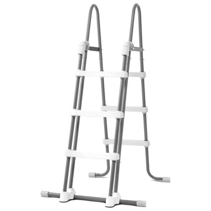 Intex 26744 Prism Frame Greywood Piscina Fuori Terra Rotonda 549x122 cm 24311 L con Pompa Filtro Scaletta e Teli colore Grigio