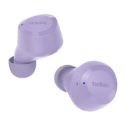 Belkin AUC009BTLV SoundForm Bolt Auricolari True Wireless con Bluetooth 5.2 Fino a 28 Ore di Batteria e Resistenza IPX4 colore Lavanda