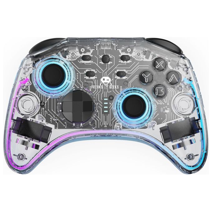 Freaks and Geeks Controller Wireless Trasparente per Nintendo Switch