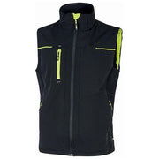 U-Power WPE181BC Saturn Gilet da Lavoro Idrorepellente Traspirante Tasche Frontali Certificato CE colore Black Carbon