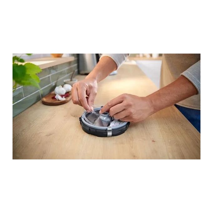 Bosch MUZS68CC Tagliacubetti per Robot da Cucina Serie 6 e Serie 8 Acciaio Inossidabile e Plastica colore Nero Grigio