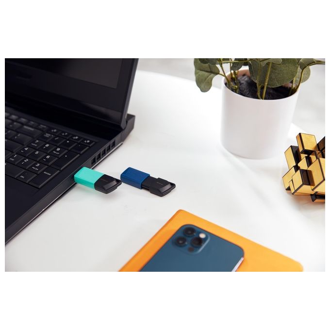 Kingston Flash Drive Usb3.2 64Gb Exodiam Nero-Blu