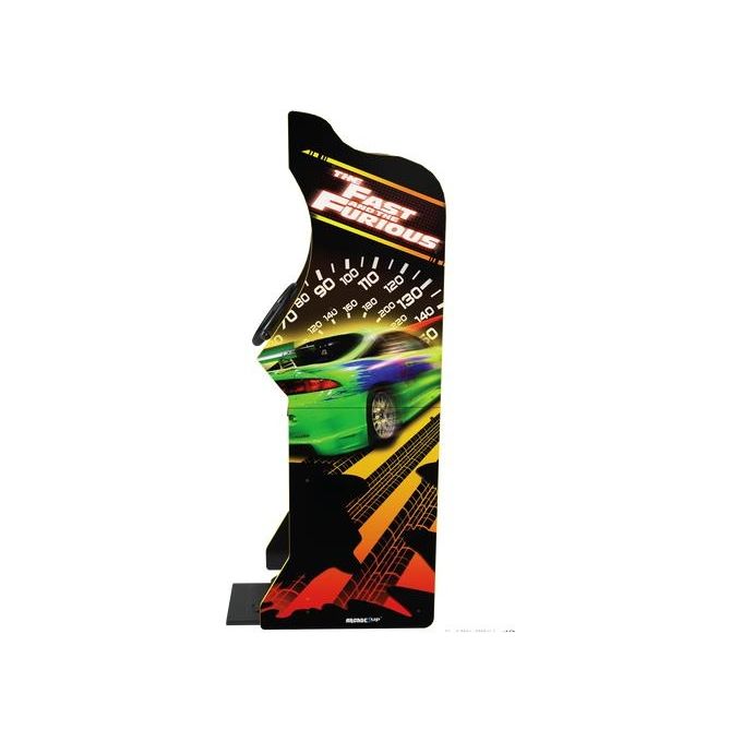 Arcade1Up FAFA300211 The Fast and The Furious Cabinato Arcade Deluxe 2 Giochi Volante Pedali Wi-Fi Schermo 17'' colore Multicolore