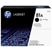 HP 81A CF281A Cartuccia Toner Originale per LaserJet Enterprise M606dn, M606x, M605n, M605dn, M605x, Enterprise Flow M630z, M630dn e M630f, Nero
