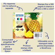 Epson Cartuccia d'Inchiostro Ciano 604XL