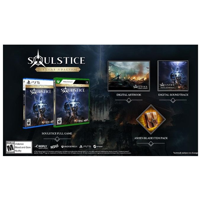 Maximum Games MGISOUPS5EU Soulstice - Deluxe Edition Videogioco per PlayStation 5 Genere Azione RPG Classificazione PEGI 18 colore Nero