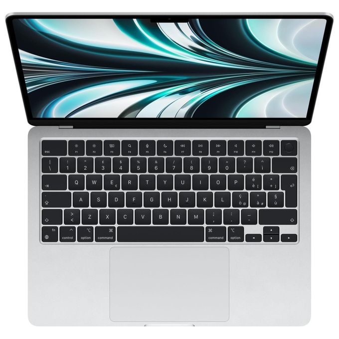 Apple MLY03T-A MacBook Air Notebook 13.6'' M2 8-core CPU 10-core GPU 8GB 512GB SSD macOS colore Argento
