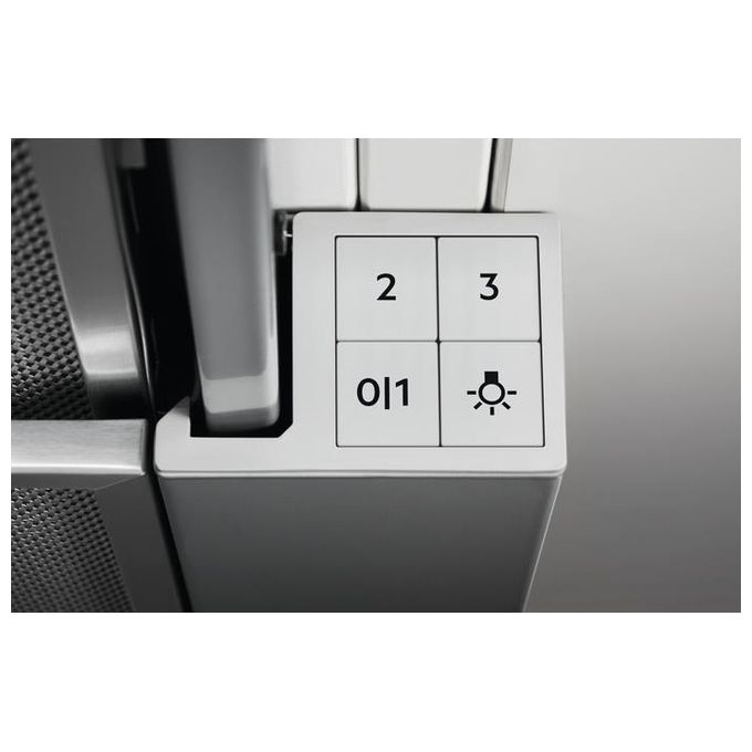 Electrolux LFP226S Serie 300 Cappa Semintegrata 60 cm 330 m³-h Classe C 64 dB 3 Velocita' Pulsanti colore Grigio