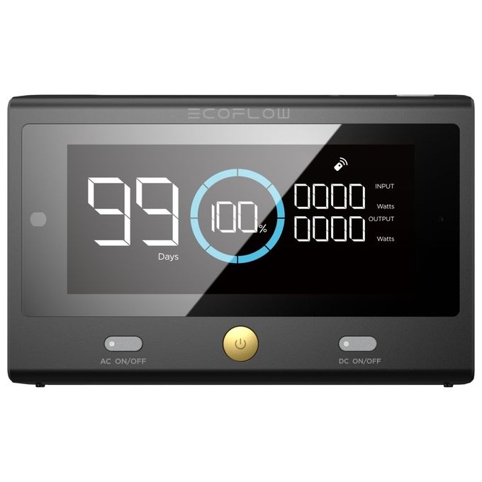 EcoFlow DELTAPRORC Delta Pro Telecomando Controllo Remoto Bluetooth Ethernet Display colore Nero